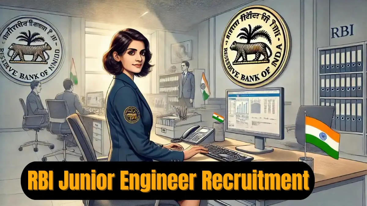 RBI Recruitment 2025: Apply for Junior Engineer posts